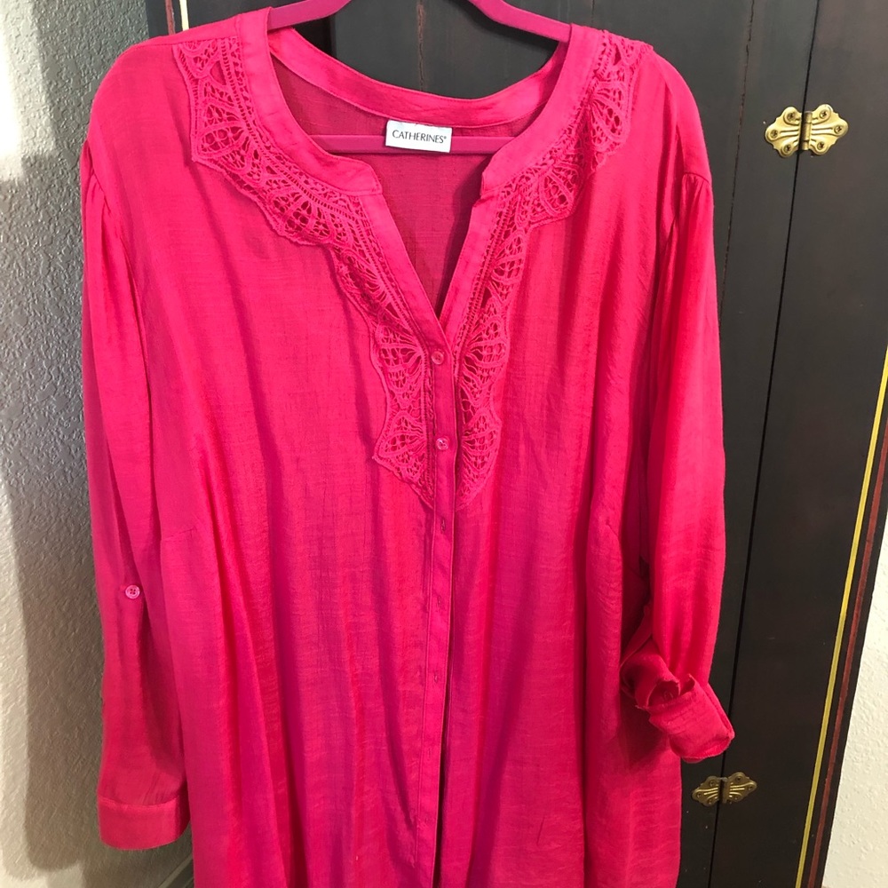 Hot pink shirt